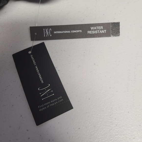 INC International Concept Black Puffer Zip- Up Jacket (Lg) NWT - Picture 10 of 14